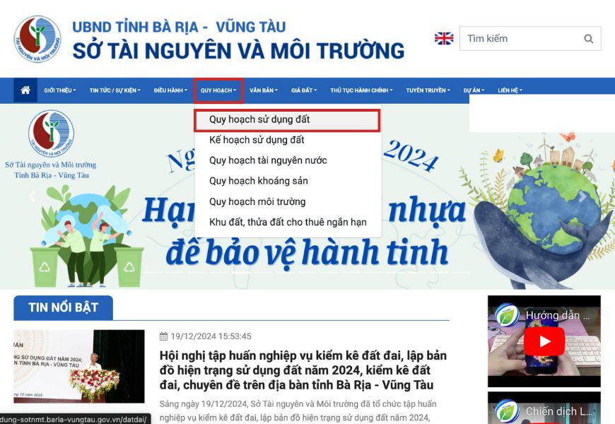 Tra Cứu File Quy Hoạch Theo Khu Vực Tại Bà Rịa Vũng Tàu