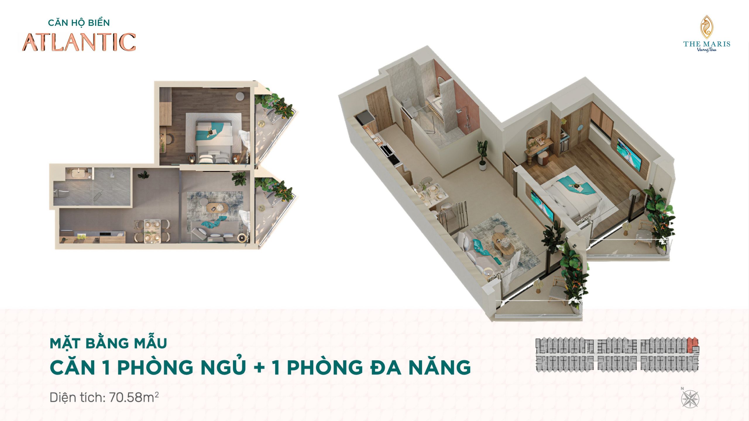 mat bang can ho 1 pn 1 phong da nang atlantic vung tau