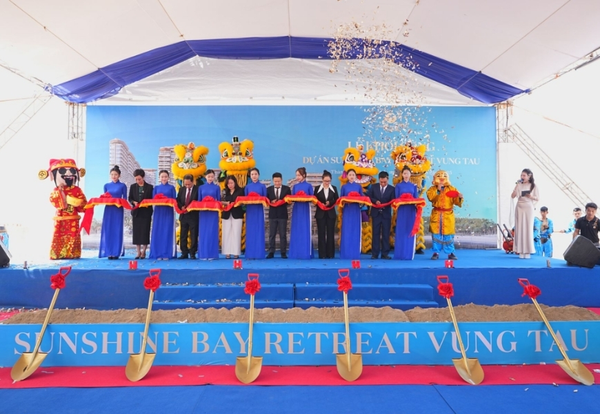 sunshine group khoi cong du an sunshine bay retreat vung tau