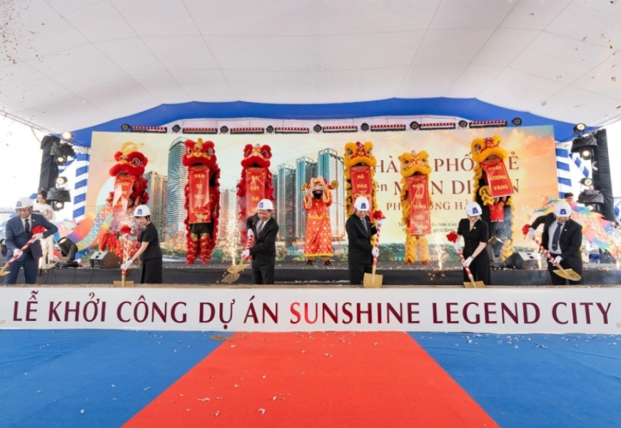 sunshine group khoi cong du an sunshine legend city hung yen