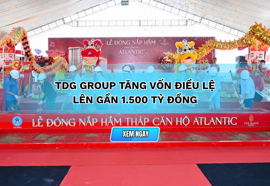 tdg group tang von dieu le len gan 1500 ty dong
